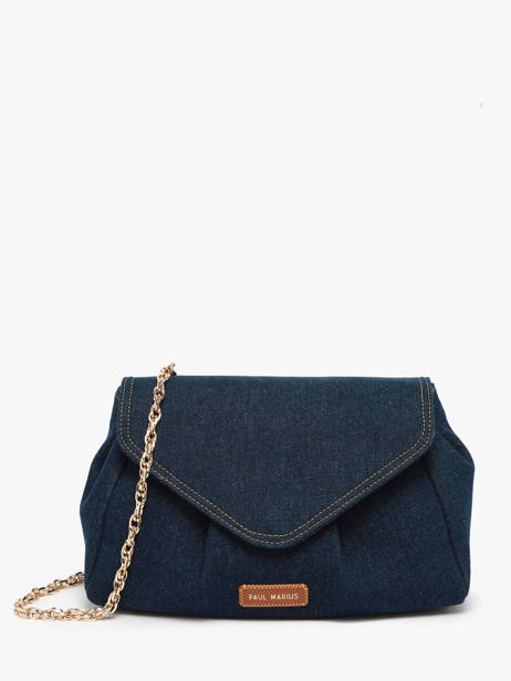 Cross Body Tas Denim Brut Paul marius Blauw denim brut SUZM2DEB
